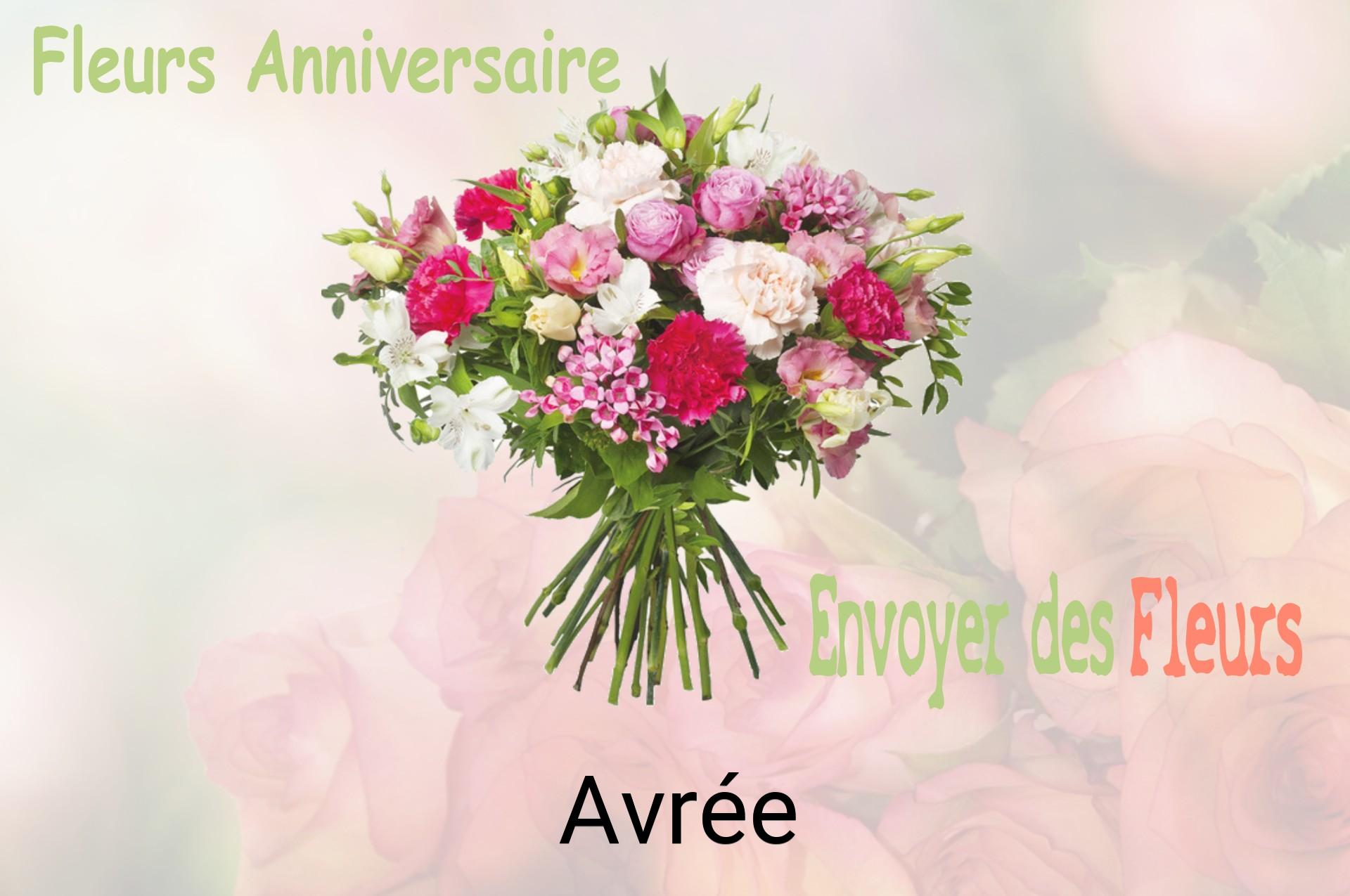 Bouquet de fleurs d’anniversaire livré à Avrée